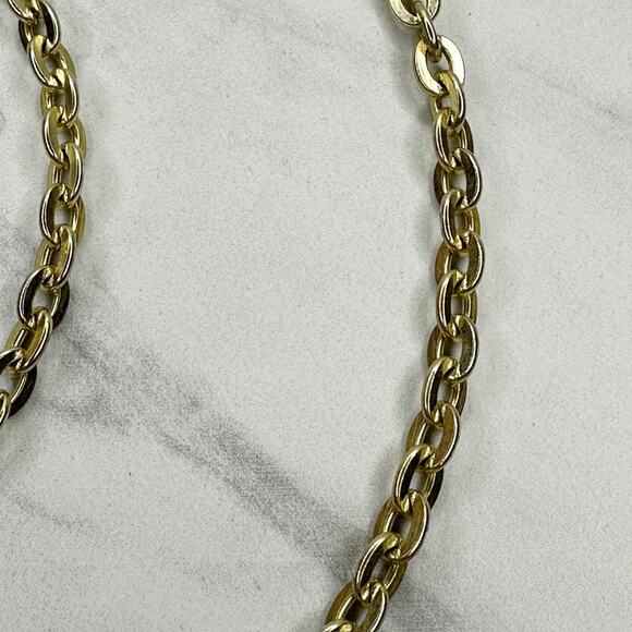 Gold Tone Chain Purse Strap 41" Crossbody Shoulder Bag Replacement ✨ - Picture 5 of 11